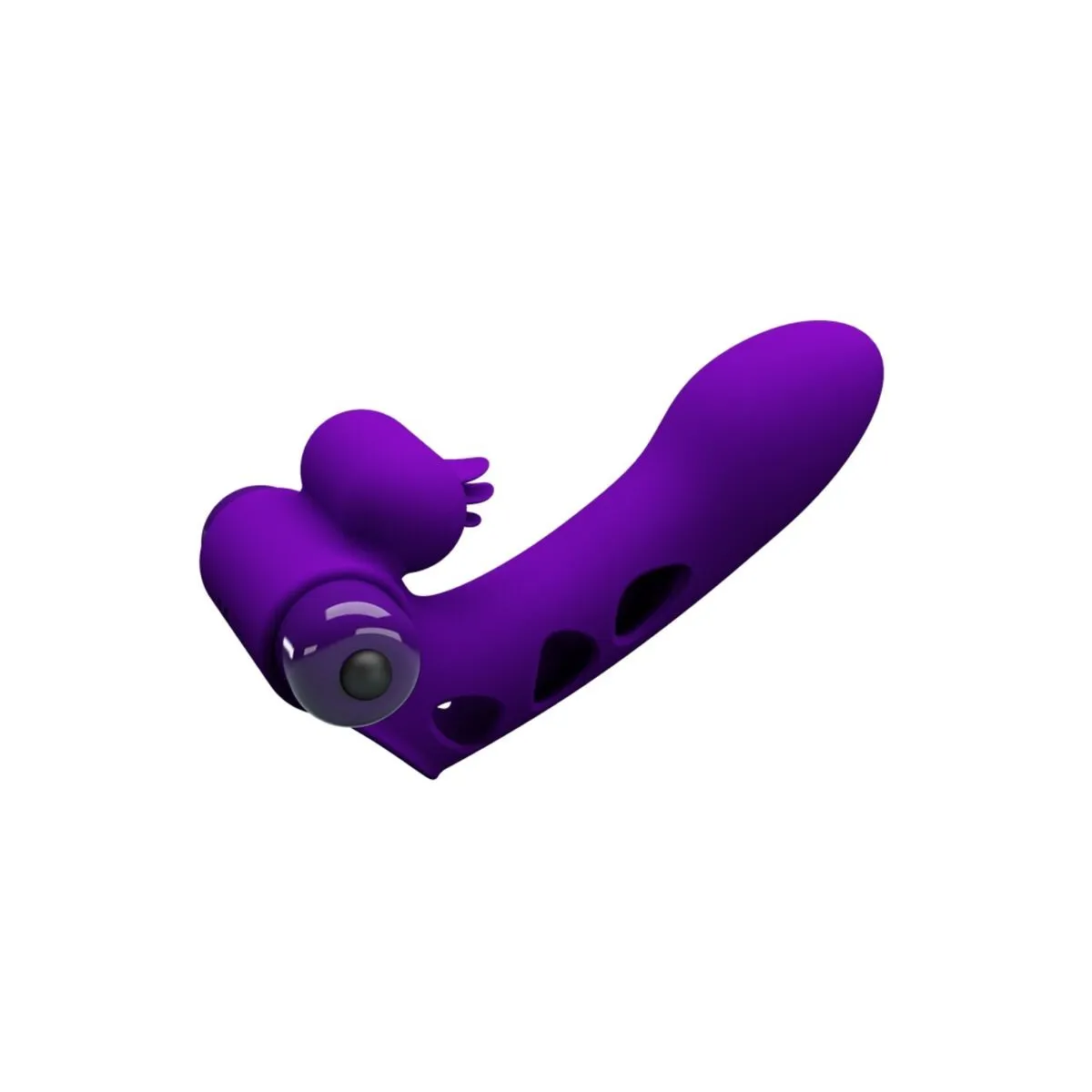 Orlando Purple Vibrator Fingerhülle von Pretty Love Male | Fesselliebe.de