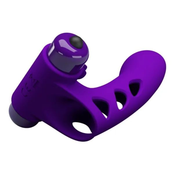 Orlando Purple Vibrator Fingerhülle von Pretty Love Male | Fesselliebe.de