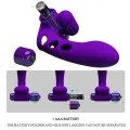 Orlando Purple Vibrator Fingerhülle von Pretty Love Male