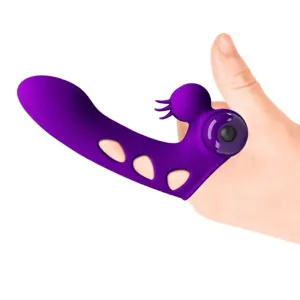 Orlando Purple Vibrator Fingerhülle von Pretty Love Male
