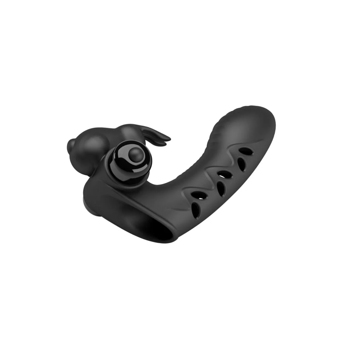 Vance Black Rabbit Vibrator Fingerabdeckung von Pretty Love Male | Fesselliebe.de