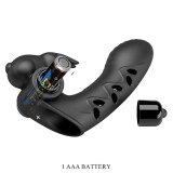 Vance Black Rabbit Vibrator Fingerabdeckung von Pretty Love Male | Fesselliebe.de