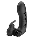 Vance Black Rabbit Vibrator Fingerabdeckung von Pretty Love Male