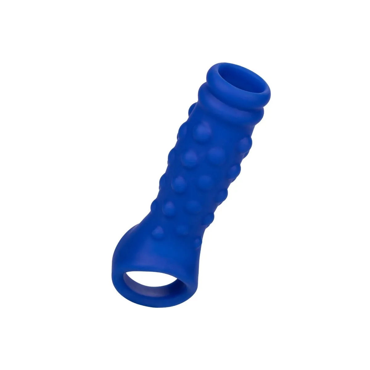 Admiral Penisabdeckung mit Perlen, Flüssiges Silikon Blau von Calexotics | Fesselliebe.de