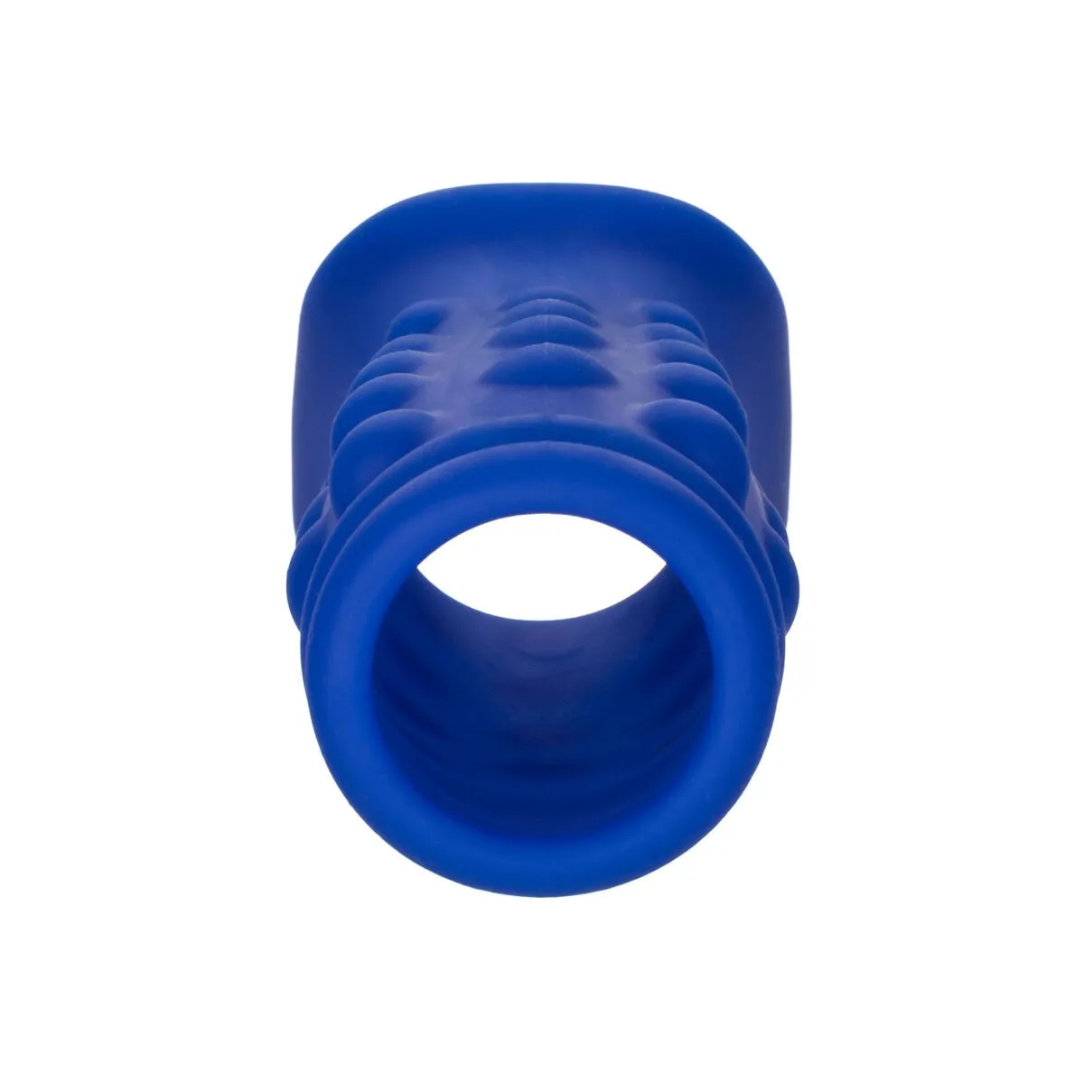 Admiral Penisabdeckung mit Perlen, Flüssiges Silikon Blau von Calexotics | Fesselliebe.de