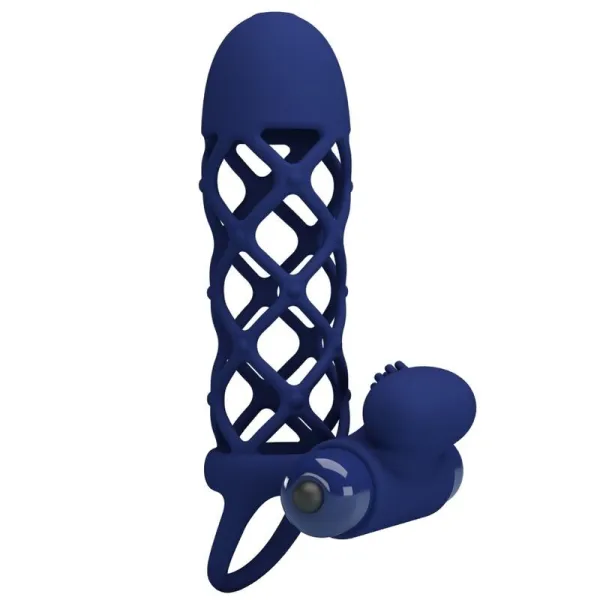 Giann Vibratorring mit Silikonhülle Blau von Pretty Love Male | Fesselliebe.de
