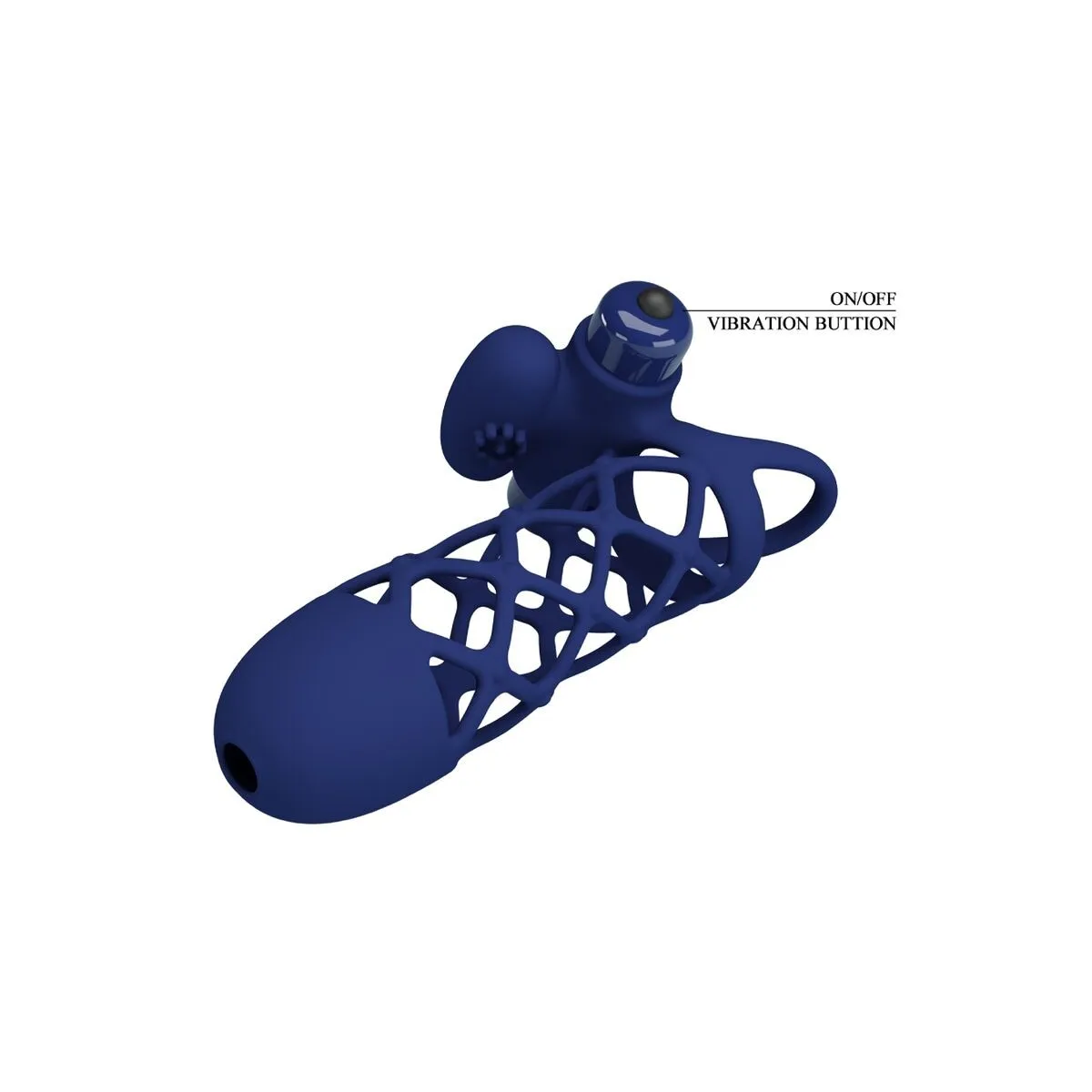 Giann Vibratorring mit Silikonhülle Blau von Pretty Love Male | Fesselliebe.de