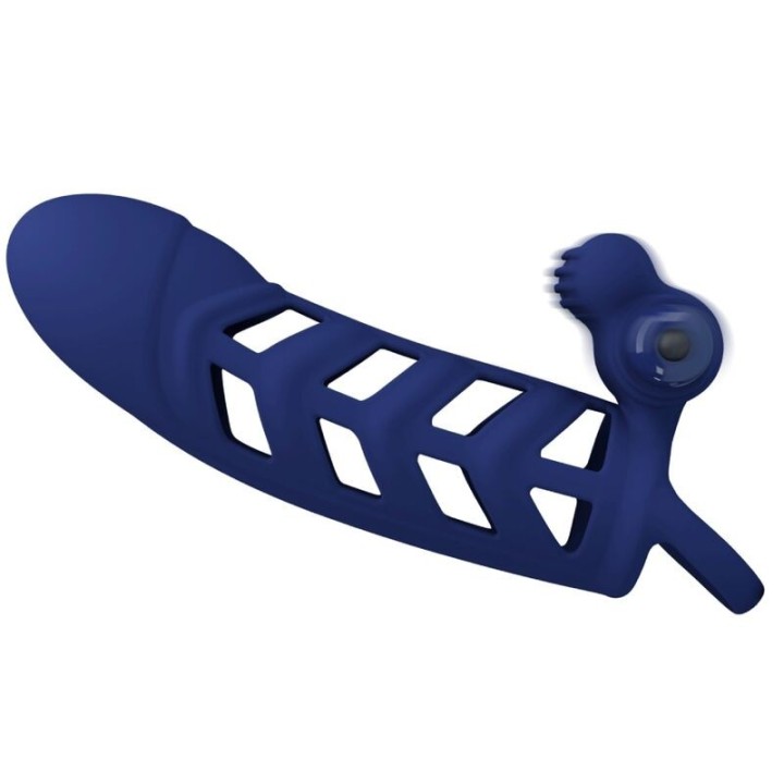 Altaf Vibratorring mit Silikonhülle Blau von Pretty Love Male | Fesselliebe.de
