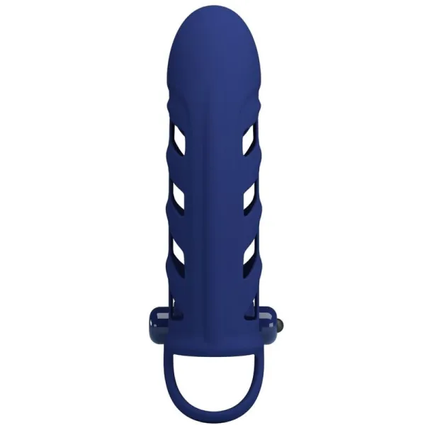 Altaf Vibratorring mit Silikonhülle Blau von Pretty Love Male | Fesselliebe.de