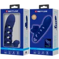 Altaf Vibratorring mit Silikonhülle Blau von Pretty Love Male