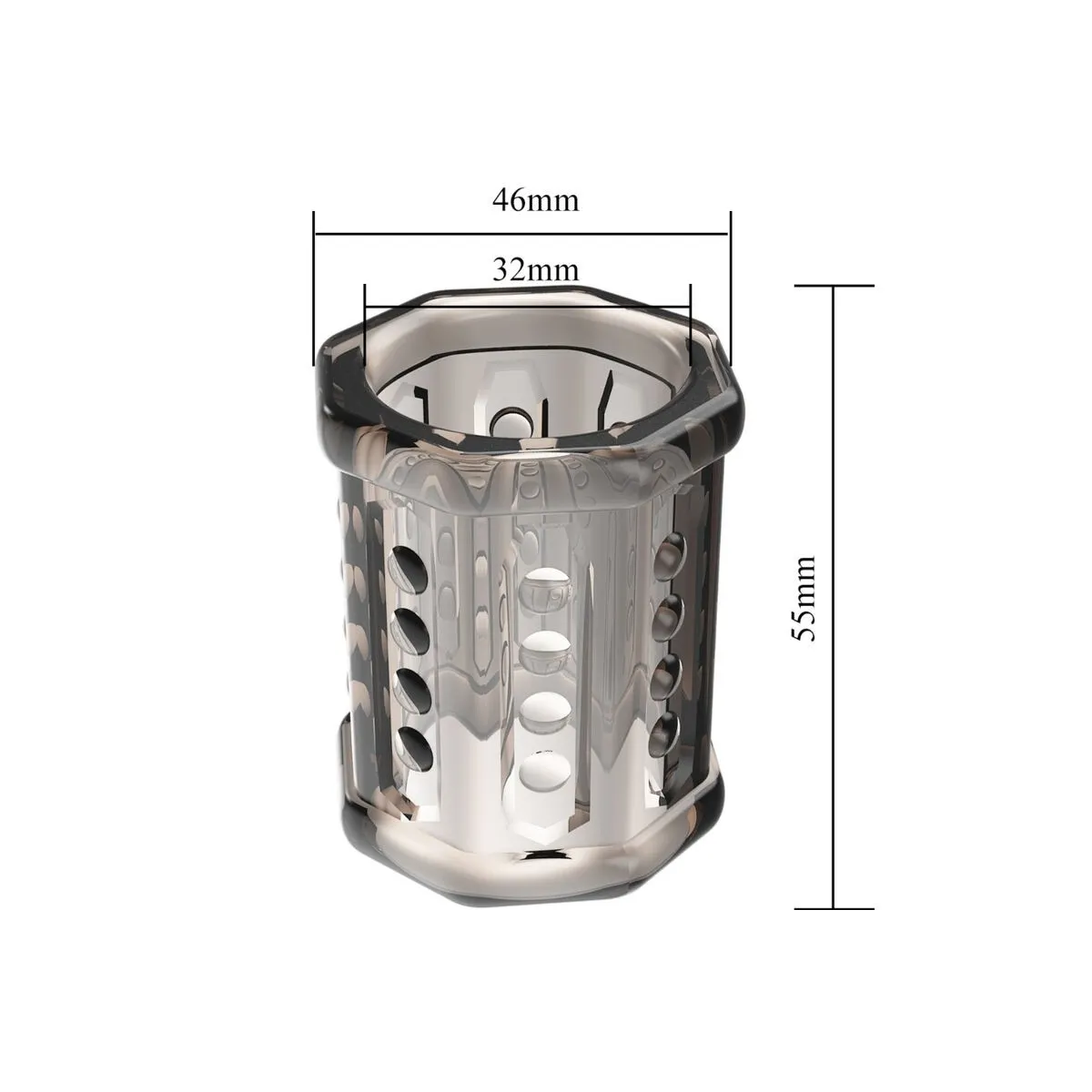 Ronael Penishülle Super Dehnbar Transparent von Pretty Love | Fesselliebe.de