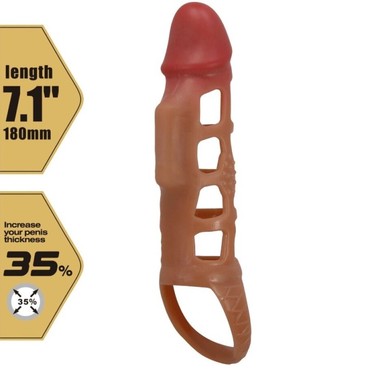 Preston Vibrierende Penishülle 18 cm von Pretty Love | Fesselliebe.de