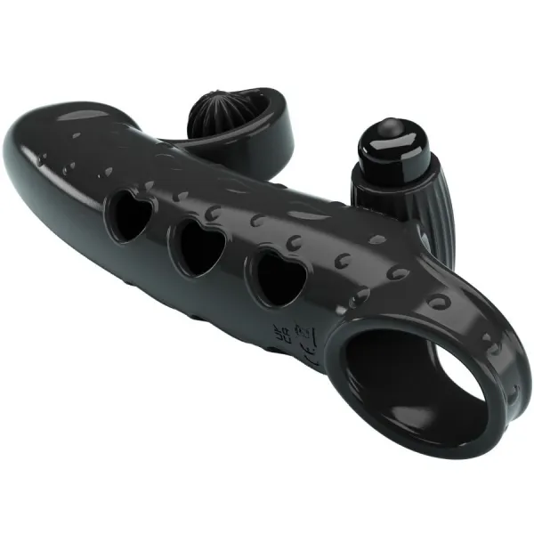 Vibrierende Penishülle Schwarz von Romance | Fesselliebe.de