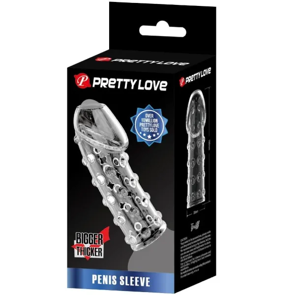 Enge und Voluminöse Penishülle Transparent von Pretty Love Male | Fesselliebe.de