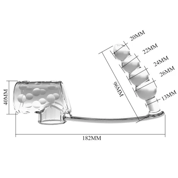 Penishülle mit Anal-Plug Transparent von Pretty Love Male | Fesselliebe.de