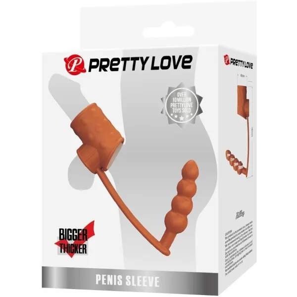 Penishülle mit Analplug Natur von Pretty Love Male | Fesselliebe.de