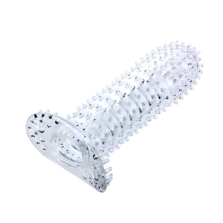 Penishülle mit Reizpunkten Lila 14 cm von Baile For Him | Fesselliebe.de
