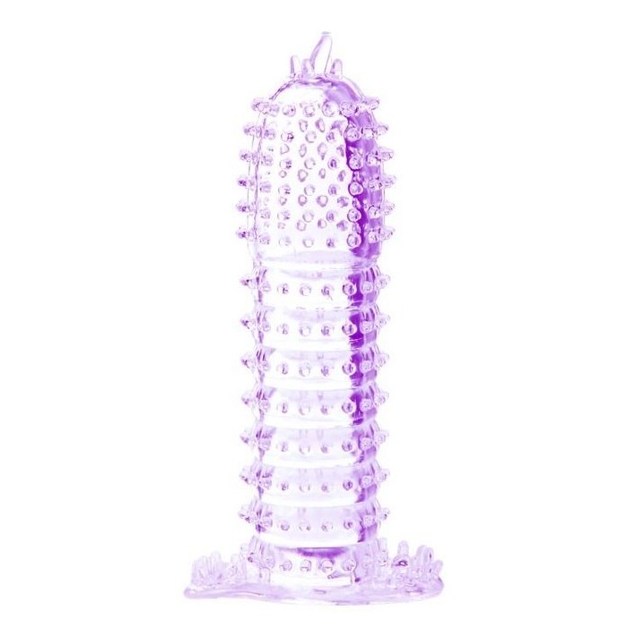 Penishülle mit Reizpunkten Lila 14 cm von Baile For Him | Fesselliebe.de