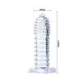 Penishülle mit Transparenten Reizpunkten 14 cm von Baile For Him