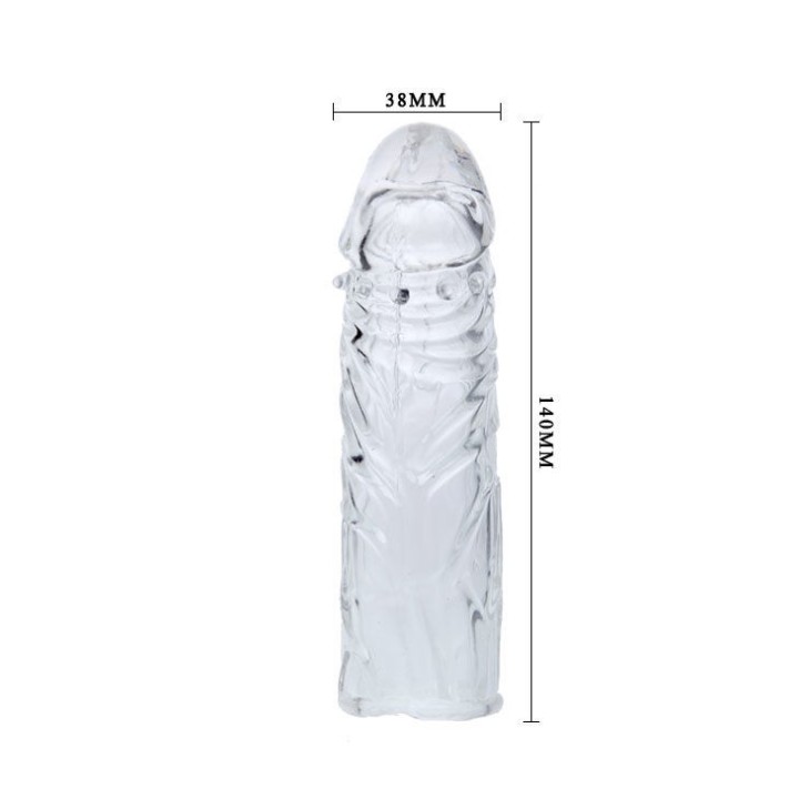 Lila Penishülle aus anpassbarem Silikon 13 cm von Baile For Him | Fesselliebe.de