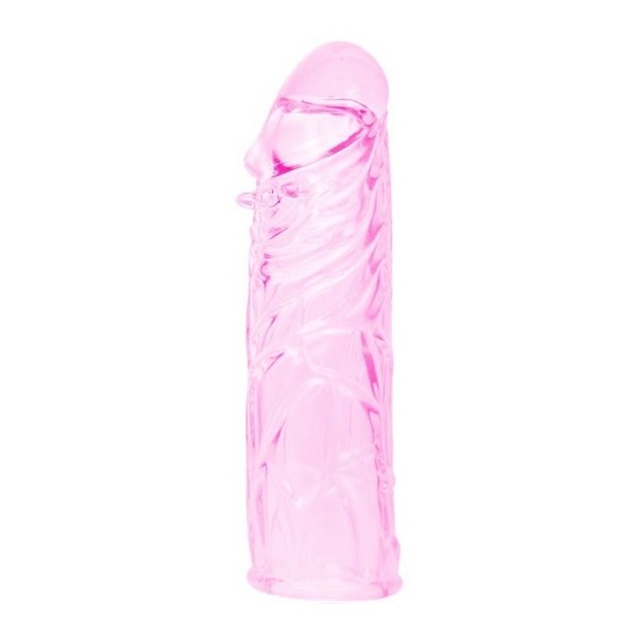 Rosa Stimulierende Penishülle aus Silikon 13 cm von Baile For Him | Fesselliebe.de