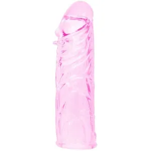 Rosa Stimulierende Penishülle aus Silikon 13 cm von Baile For Him