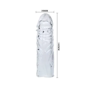Transparente Silikonpenishülle 13 cm von Baile For Him
