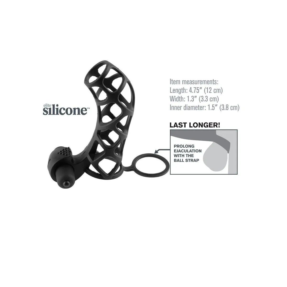 Extremer Silikon-Stromkäfig von Fantasy X-Tensions | Fesselliebe.de