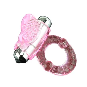 Sweet Abs 10 Rhythms Ring Rosa Vibrator Penisring von Baile For Him