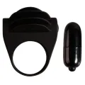 Chester Schwarzer Vibratorring von Pretty Love Male