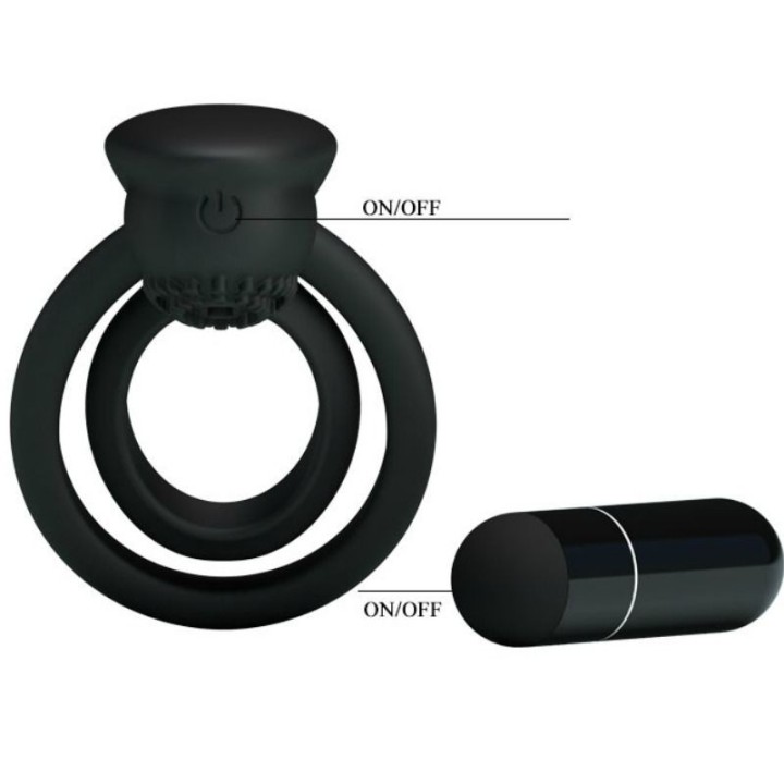 Esther Vibrationsring mit Stimulator von Pretty Love Male | Fesselliebe.de