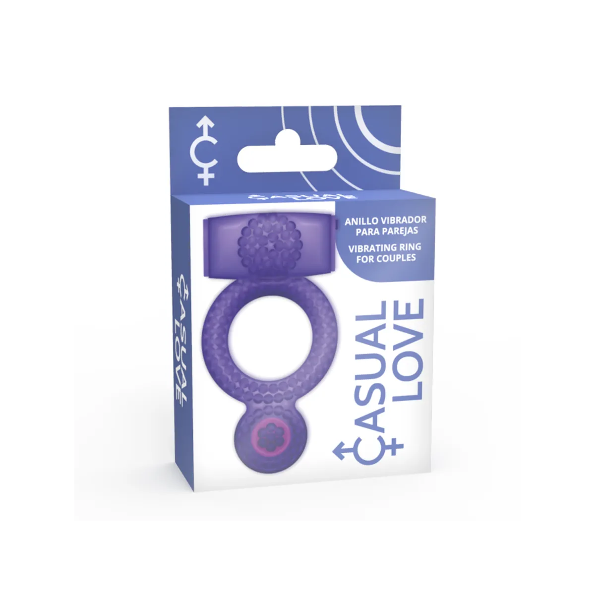 Ring Doppelter Genuss Lila Ring von Casual Love | Fesselliebe.de