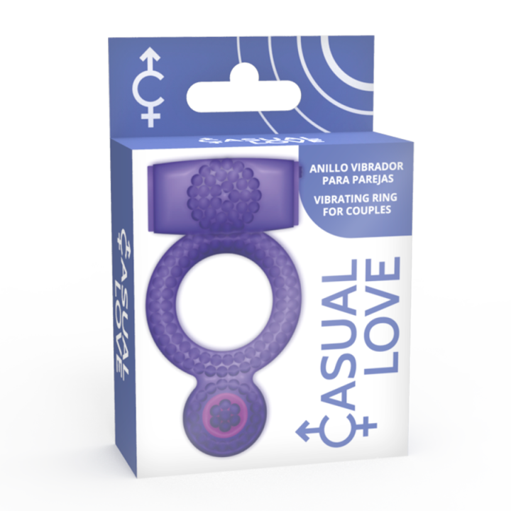 Ring Doppelter Genuss Lila Ring von Casual Love | Fesselliebe.de