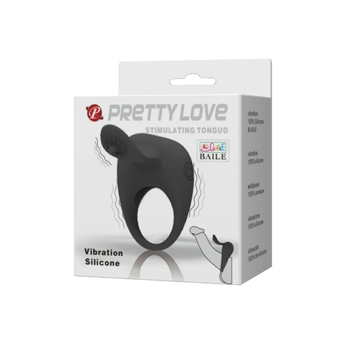 Vibrierring mit Zunge von Pretty Love | Fesselliebe.de