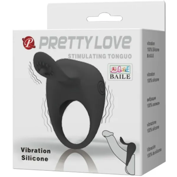 Vibrierring mit Zunge von Pretty Love | Fesselliebe.de