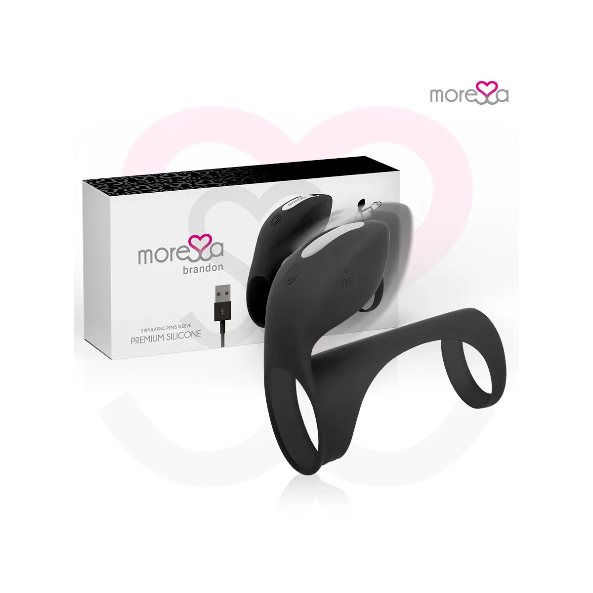 Brandon Vibratorring mit Abdeckung von Moressa | Fesselliebe.de