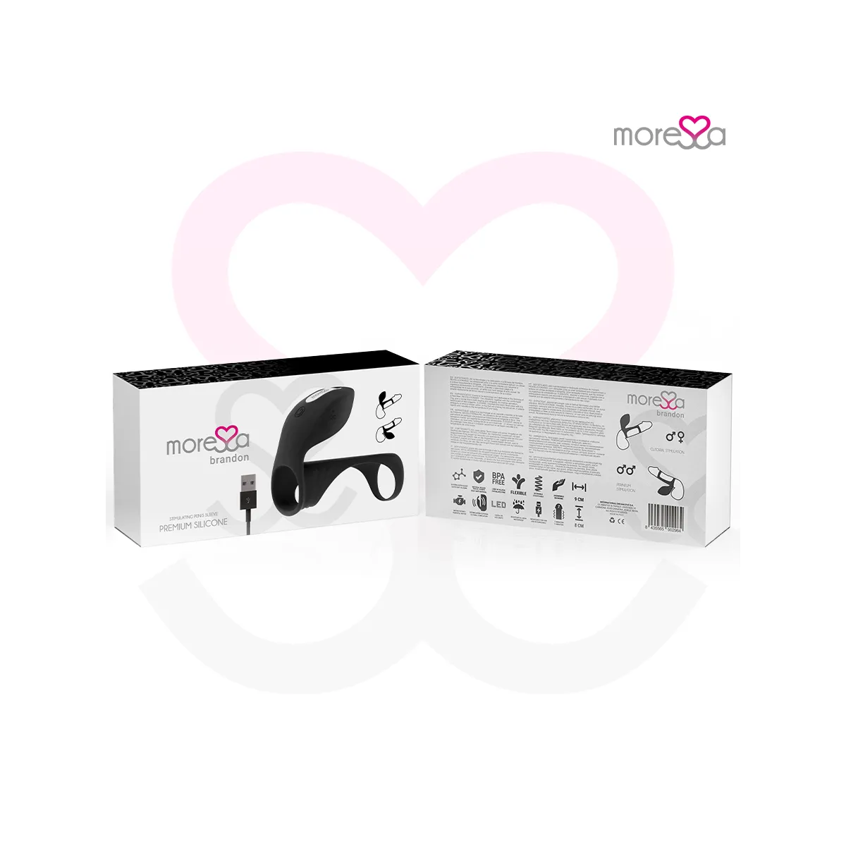 Brandon Vibratorring mit Abdeckung von Moressa | Fesselliebe.de