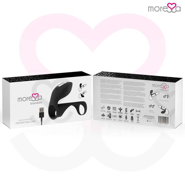 Brandon Vibratorring mit Abdeckung von Moressa | Fesselliebe.de