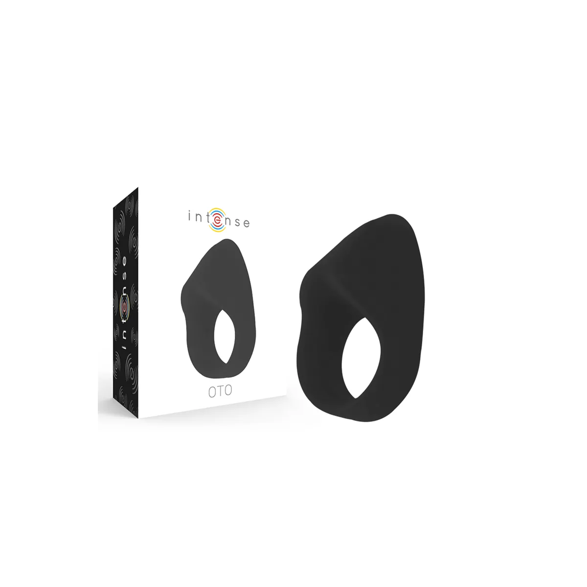 Oto Schwarzer wiederaufladbarer Vibratorring von Intense Couples Toys | Fesselliebe.de