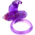 Lila Silikon-Vibratorring von Seven Creations