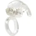 Transparenter Vibratorring aus Silikon von Seven Creations