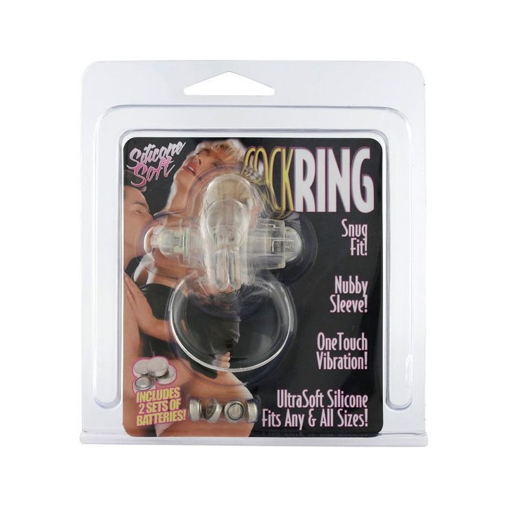 Transparenter Vibratorring aus Silikon von Seven Creations | Fesselliebe.de