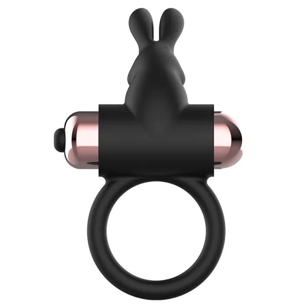 Cockring mit Vibrator Schwarz/ Gold von Coquette Toys | Fesselliebe.de