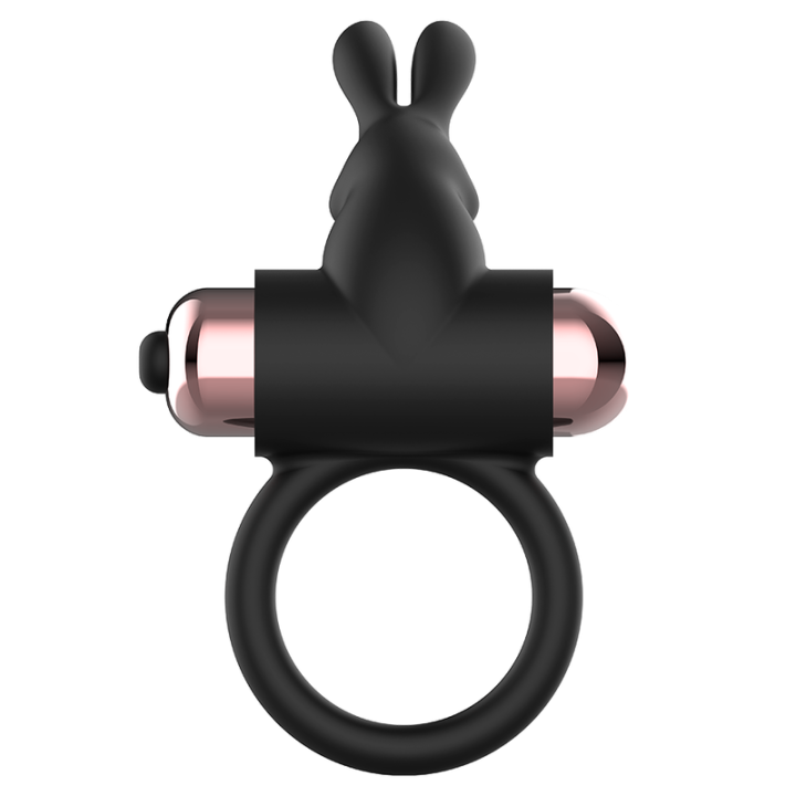 Cockring mit Vibrator Schwarz/ Gold von Coquette Toys | Fesselliebe.de