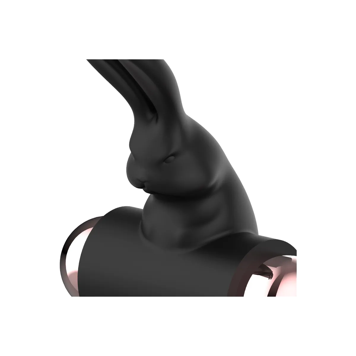 Cockring mit Vibrator Schwarz/ Gold von Coquette Toys | Fesselliebe.de