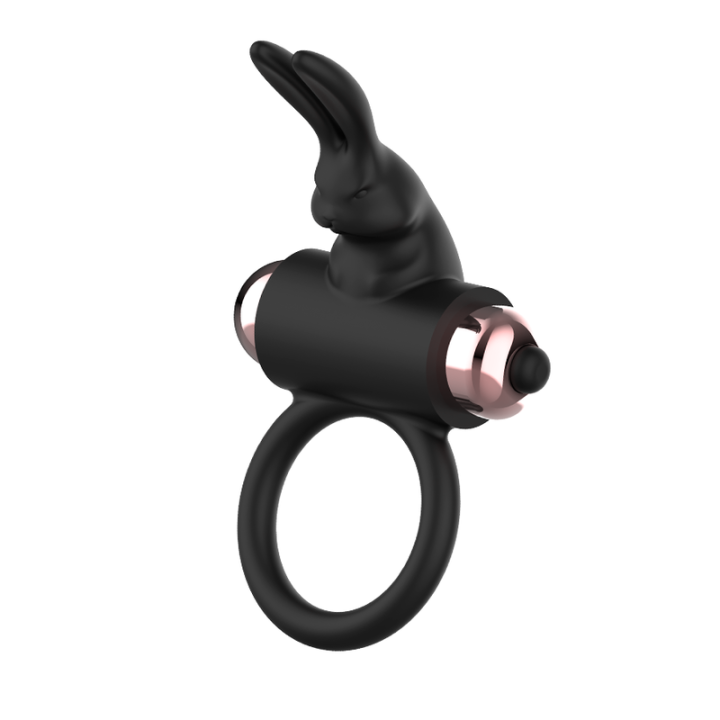 Cockring mit Vibrator Schwarz/ Gold von Coquette Toys | Fesselliebe.de