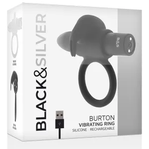 Burton Ring 10 Vibrationsmodi Schwarz von Black&Silver