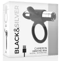 Cameron wiederaufladbarer Ring Silber von Black&Silver