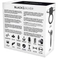 Cameron wiederaufladbarer Ring Silber von Black&Silver