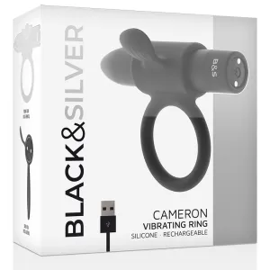 Cameron Schwarz wiederaufladbarer Ring von Black&Silver